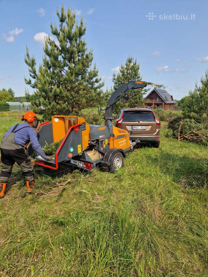 Šakų ir medienos smulkintuvo nuoma - nuotraukos Nr. 3