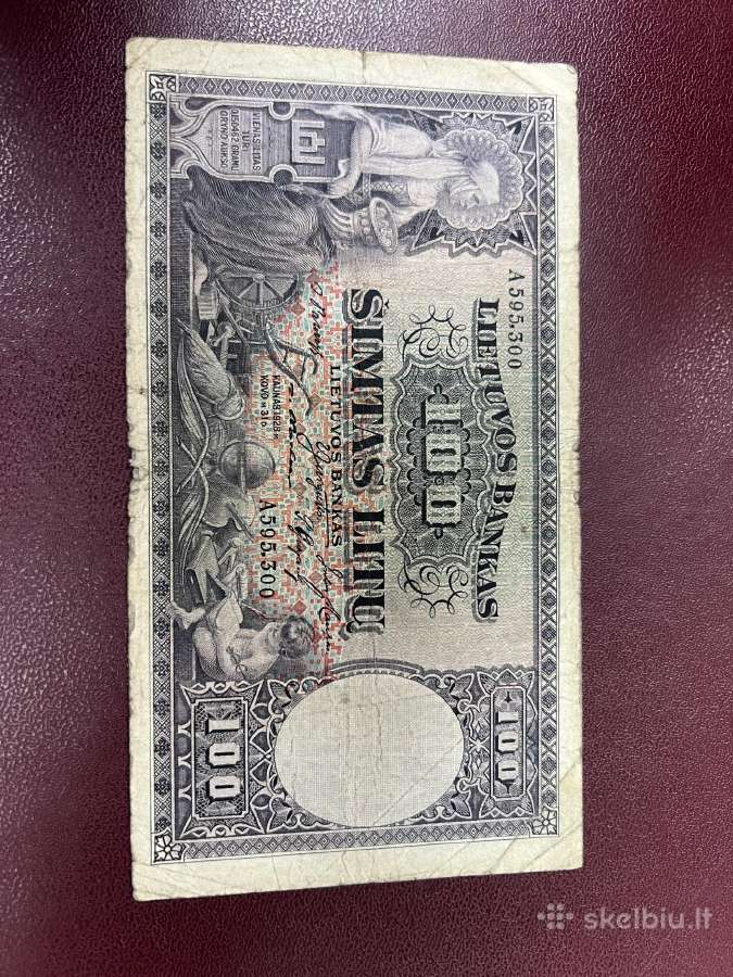 100 litu 1928 metu Smetoniski