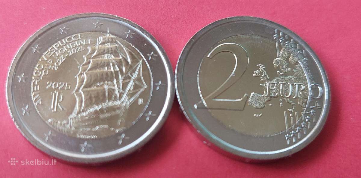 Italija 2025m.2€ "laivas"unc