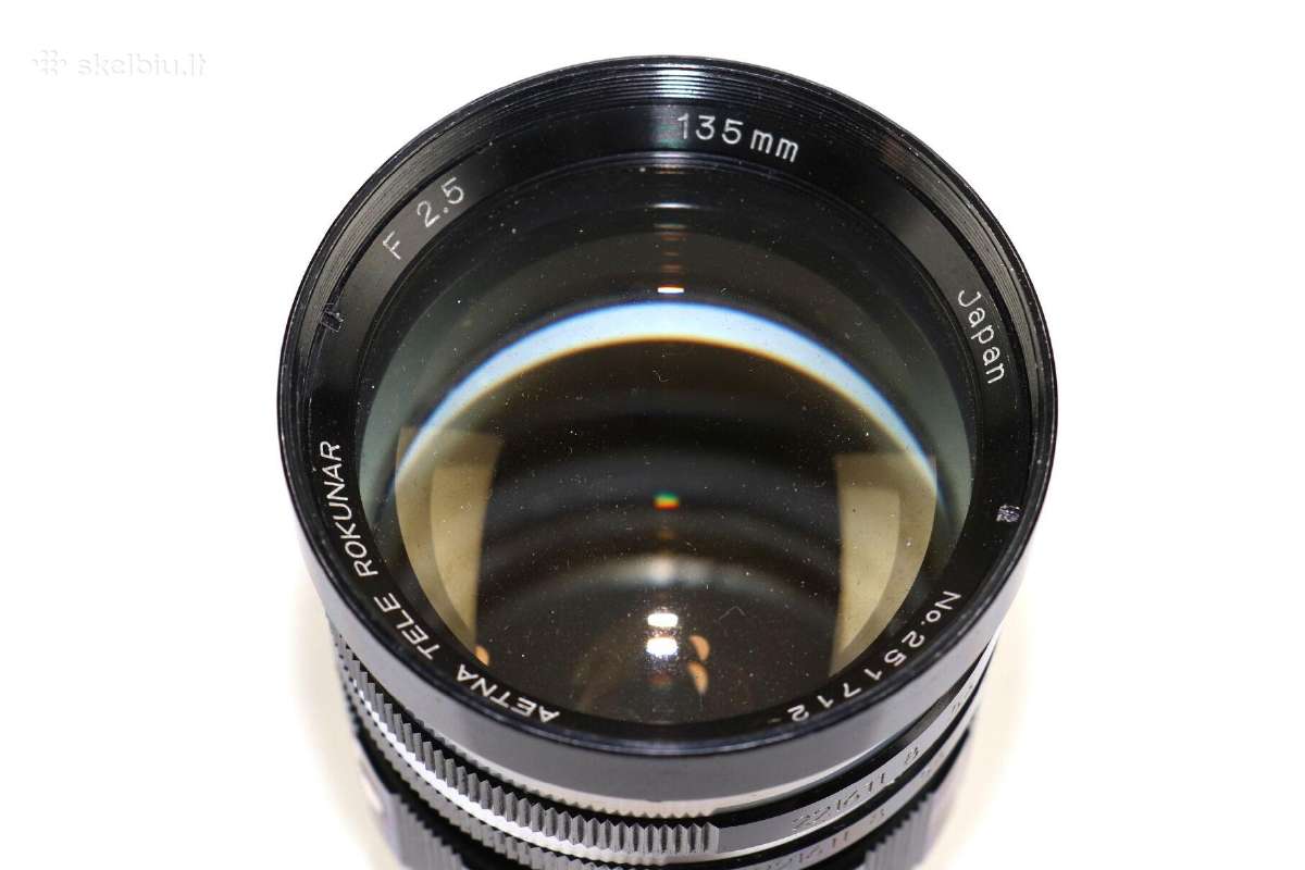 Aetna Tele Rokunar F 2.5, 135 mm, Japonija - nuotraukos Nr. 3