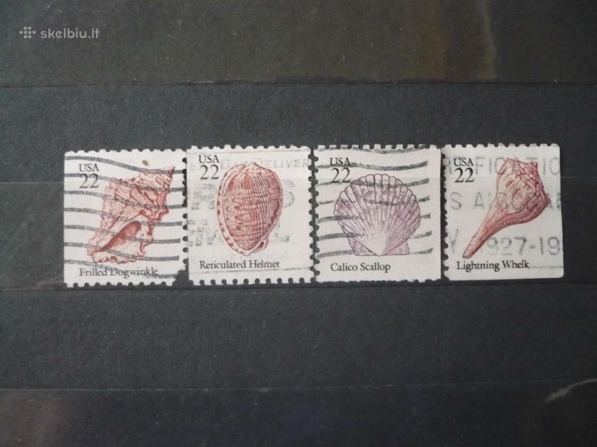 1985 m. jūrų kriauklių knygelės leidimas