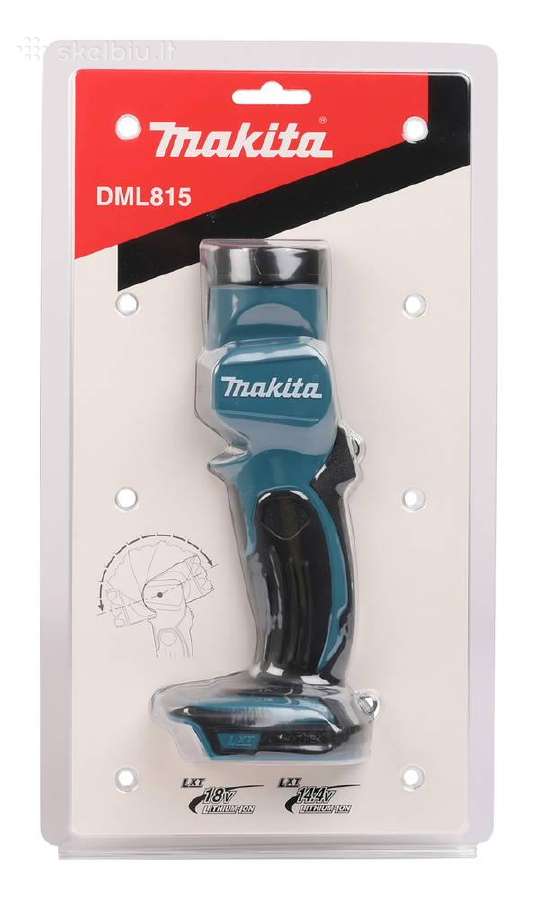 Akumuliatorinis prožektorius Makita Dml815 - nuotraukos Nr. 2