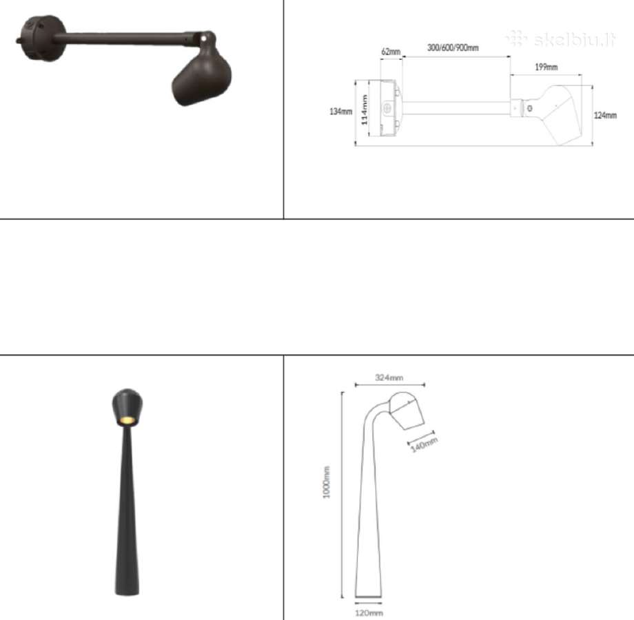 Stulpai lauko kameroms ir šviestuvams montuoti - nuotraukos Nr. 9