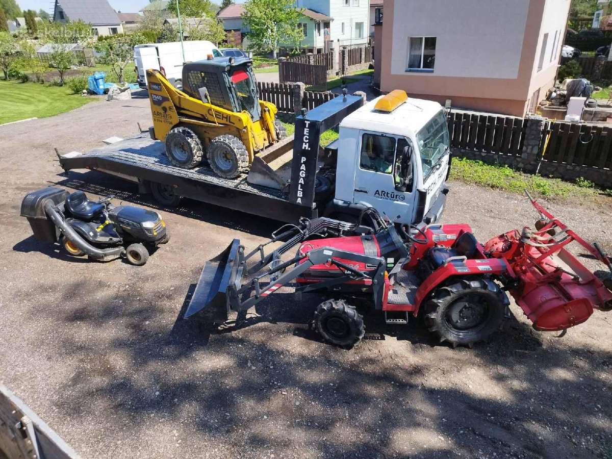 Bobcat nuoma, gerbūvio darbai.