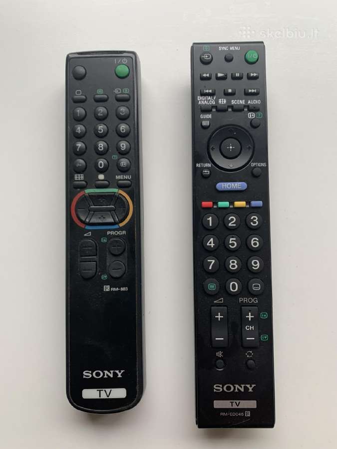 Sony TV distanciniai pulteliai