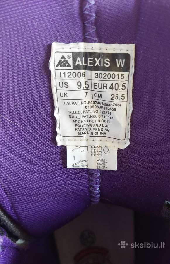 Parduodu riedučius Alexis K2 .40,5dyd.su apsaugom - nuotraukos Nr. 3