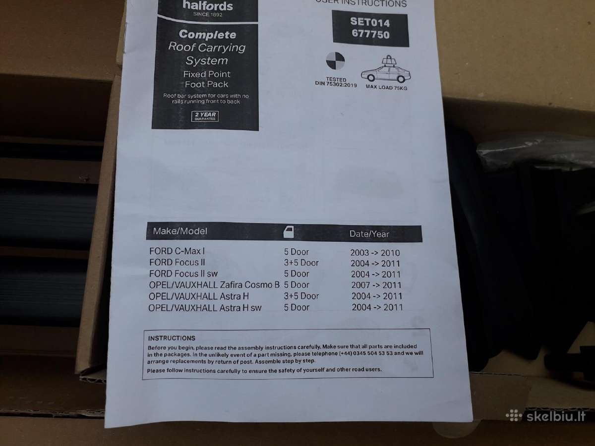 Stogo bagazines bmw.ford.opel - nuotraukos Nr. 6