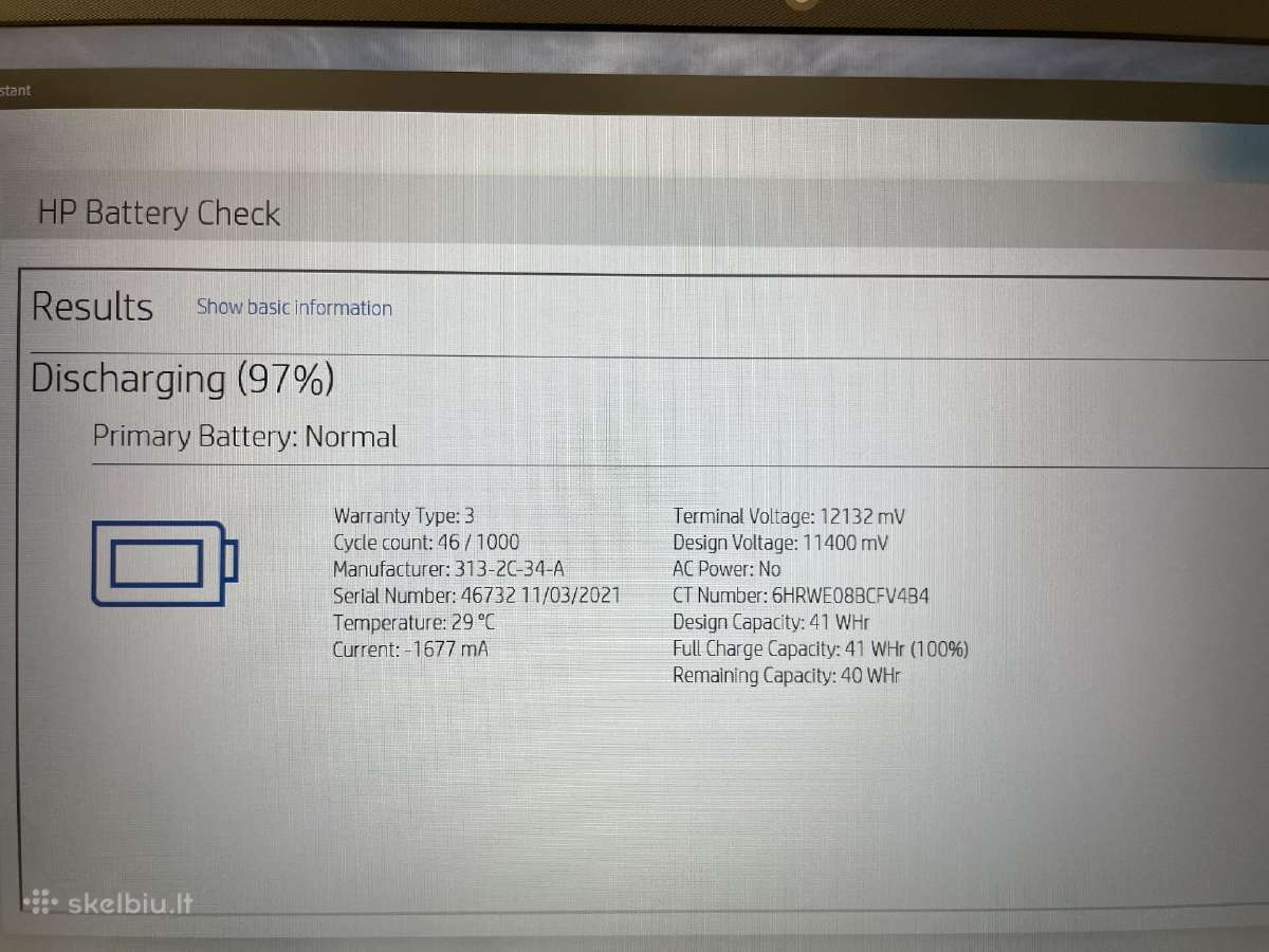 Hp 250 G8 i5-1035g1 8gb RAM 256gb SSD - nuotraukos Nr. 8