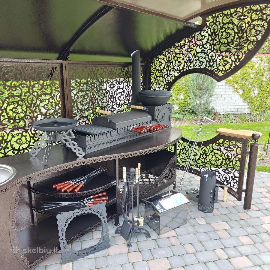 Kepsninės komplektai iš dekoratyvinio metalo - nuotraukos Nr. 3