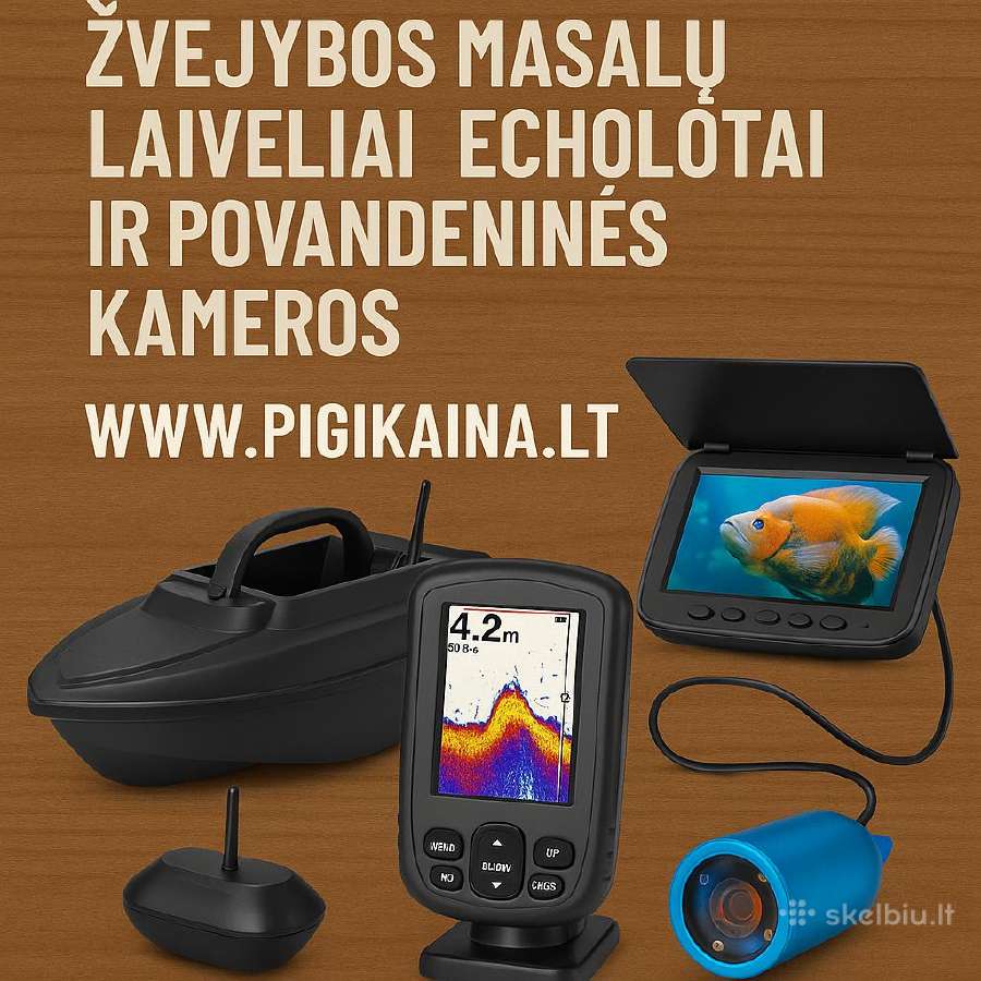 Pašarų masalų užtempimo laivelis