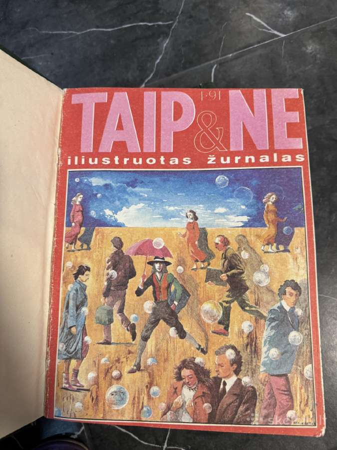 Žurnalai knygoje Taip&ne