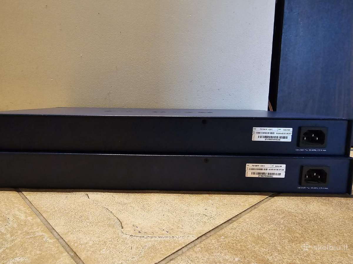 Netgear Fs728tp šakotuvas-komutatorius - nuotraukos Nr. 4