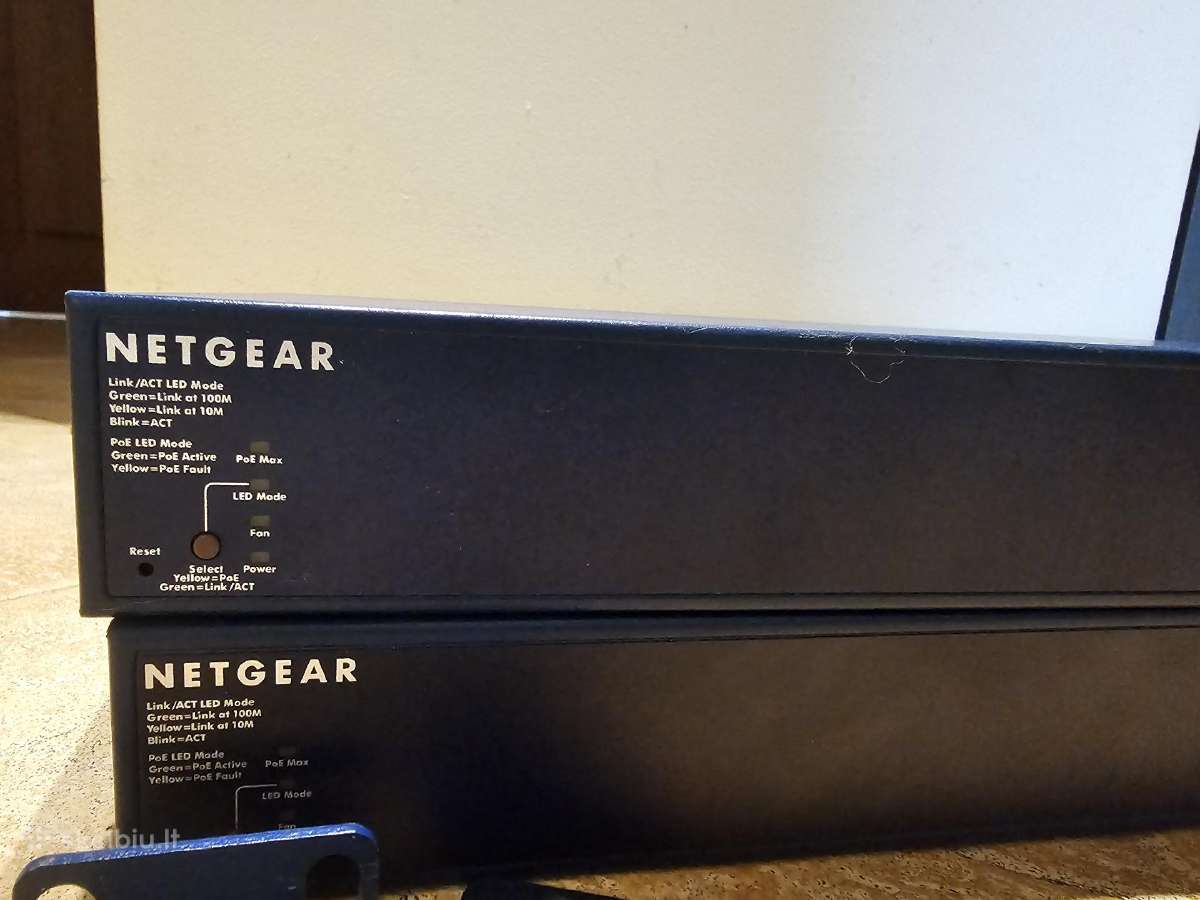 Netgear Fs728tp šakotuvas-komutatorius - nuotraukos Nr. 5