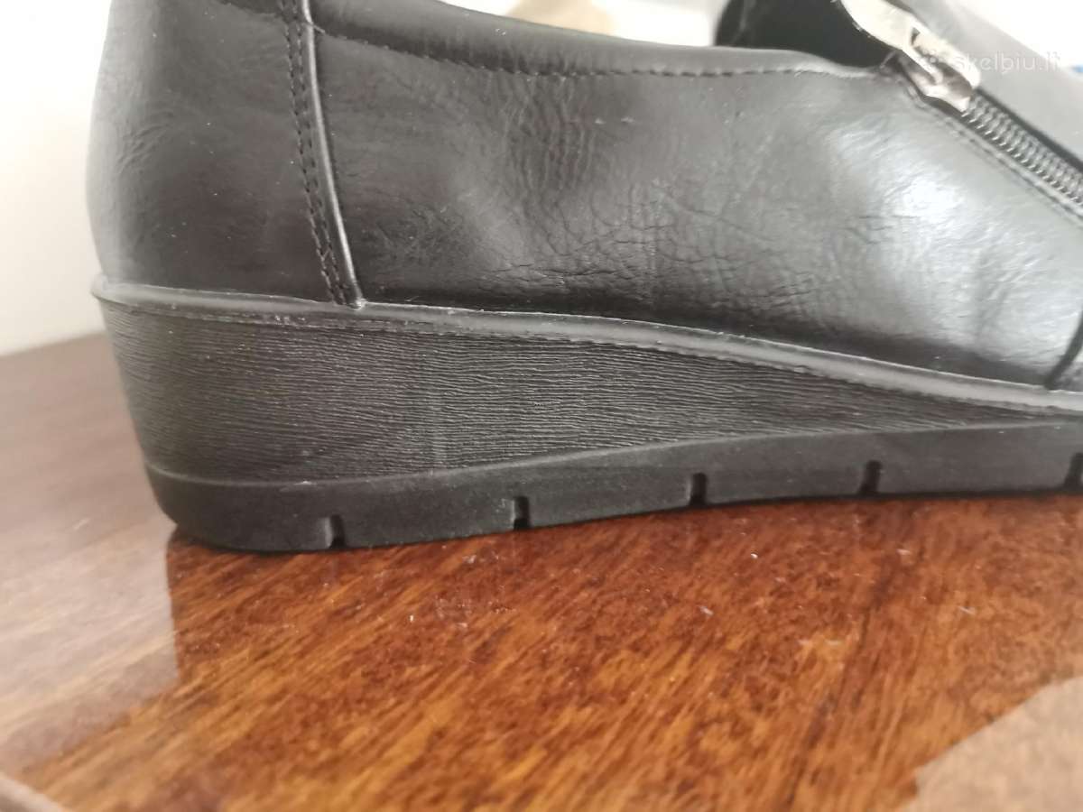 Nauji bateliai 41 dydzio juodi unisex - nuotraukos Nr. 9
