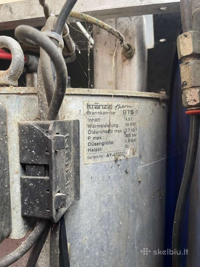 Aukšto slėgio plovykla su pašildymu Kranzle therm - nuotraukos Nr. 13
