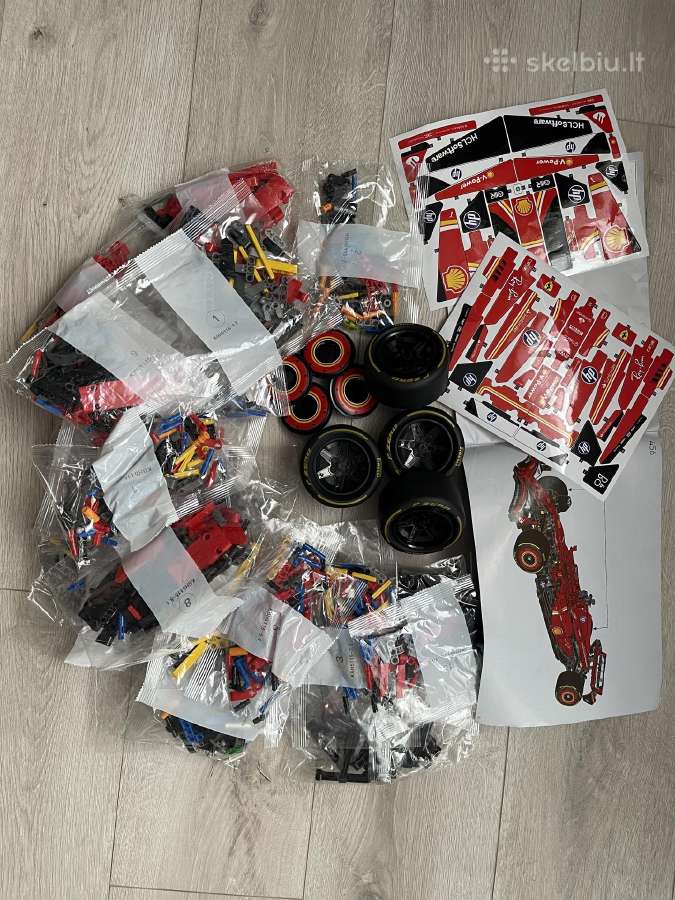 Naujas Lego Technic „Ferrari Sf-24 42207" Analogas - nuotraukos Nr. 7