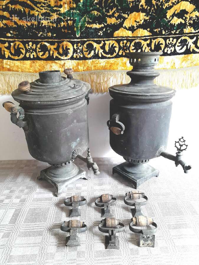 Senoviniai virduliai "Samovarai"