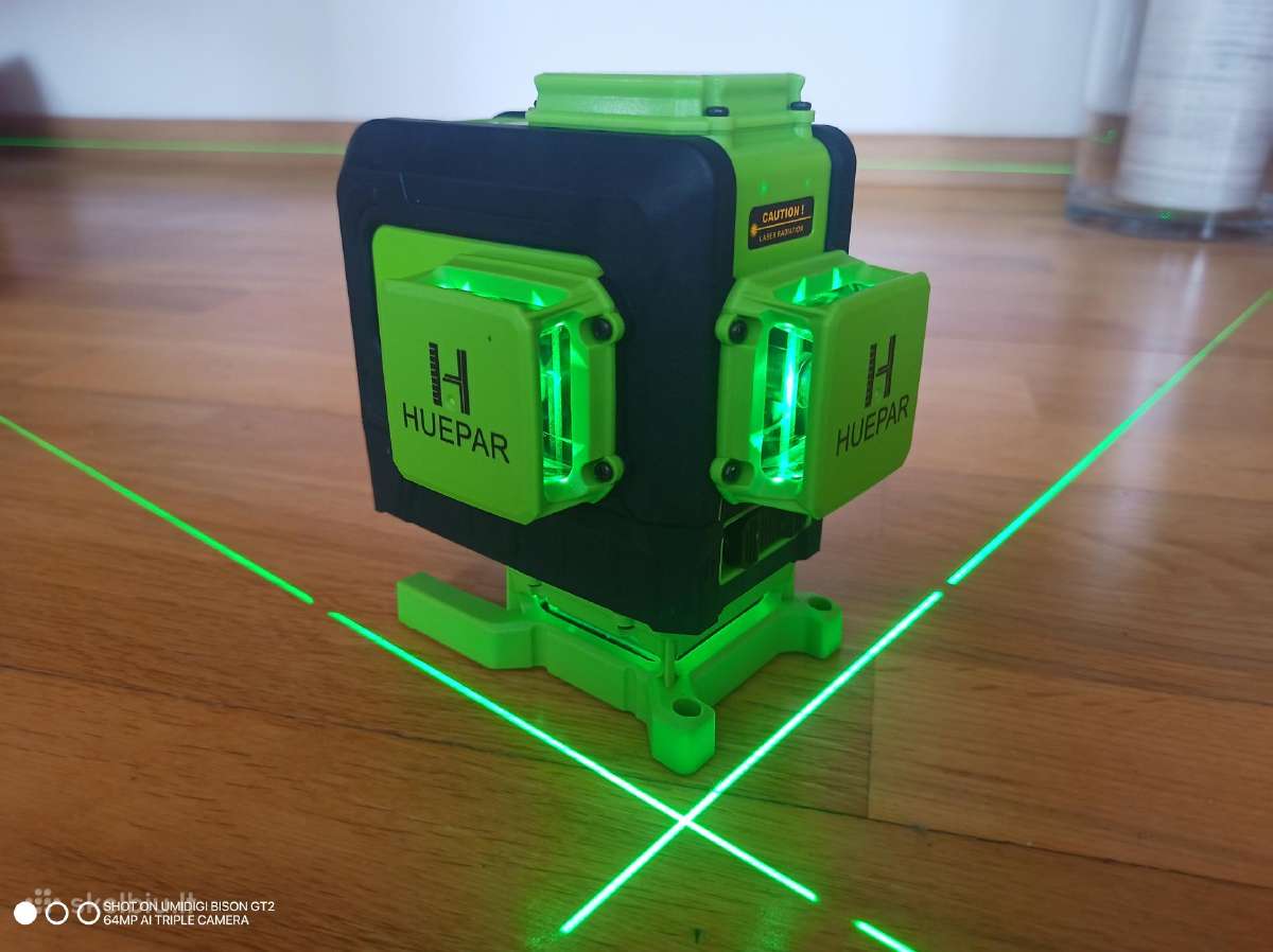 3D Lazerinis nivelyras su imtuvu - nuotraukos Nr. 5