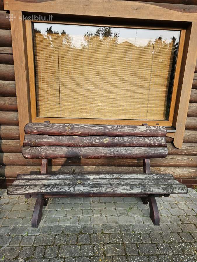 Lauko suolas uosinėmis kojomis - nuotraukos Nr. 5