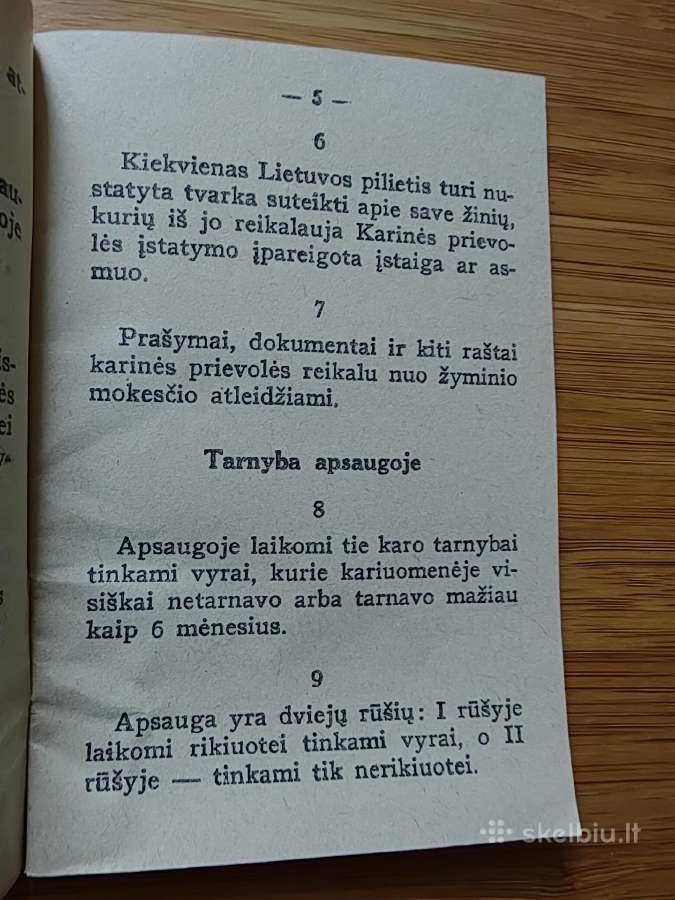 Knyguką apsaugos karys turi žinoti ir vykdyti 1937 - nuotraukos Nr. 4