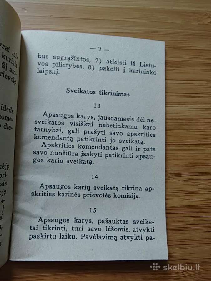 Knyguką apsaugos karys turi žinoti ir vykdyti 1937 - nuotraukos Nr. 5