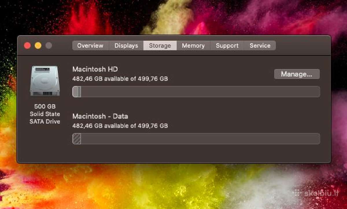 Apple iMac 21'5 kompiuteris 500gb SSD 16gb RAM - nuotraukos Nr. 6