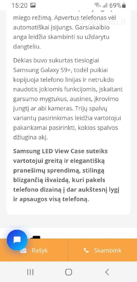 Samsung Galaxy S9 + Originalus atverčiamas dėklas - nuotraukos Nr. 3