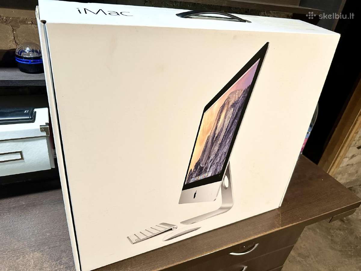 Apple iMac 21'5 kompiuteris 500gb SSD 16gb RAM - nuotraukos Nr. 13