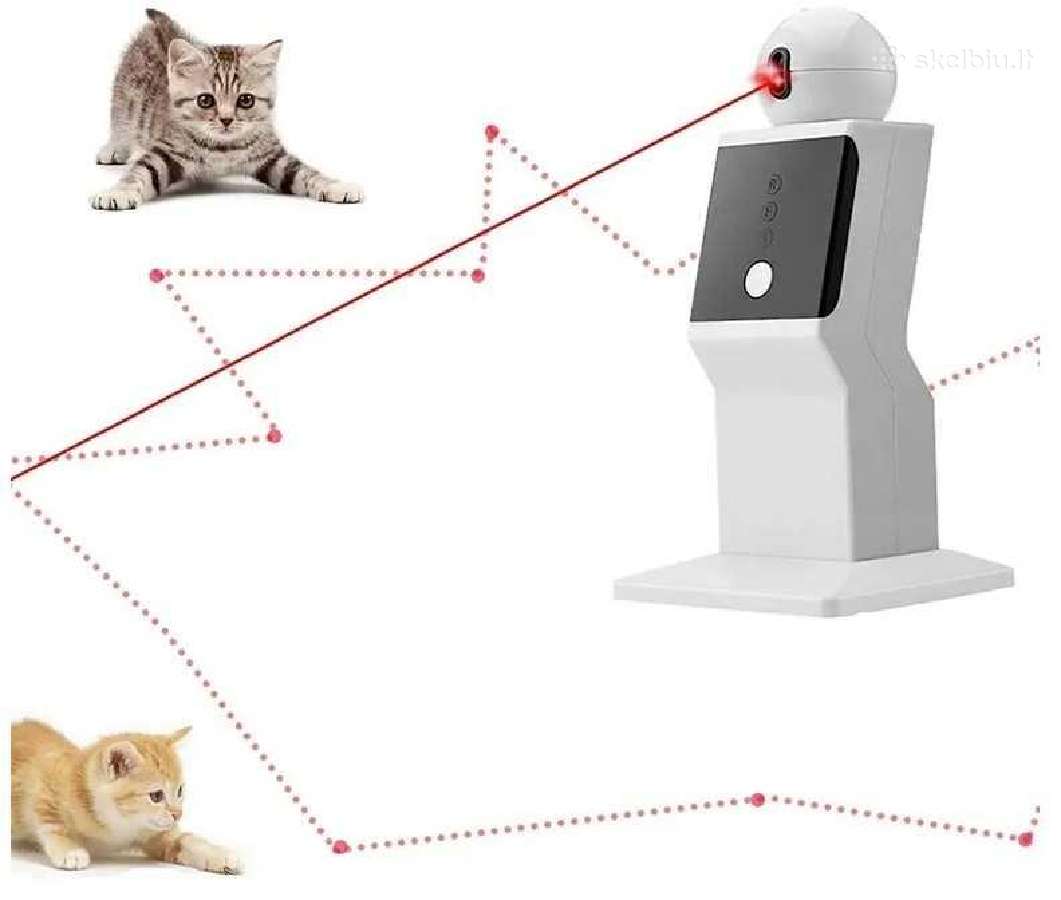 Automatinis lazerinis žaislas katėms Robotas - nuotraukos Nr. 2