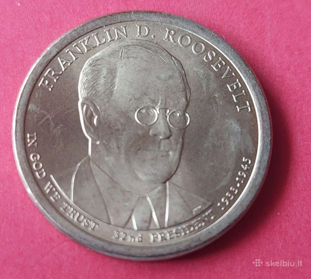 JAV 2014m 1$ Franklinas D. Ruzveltas