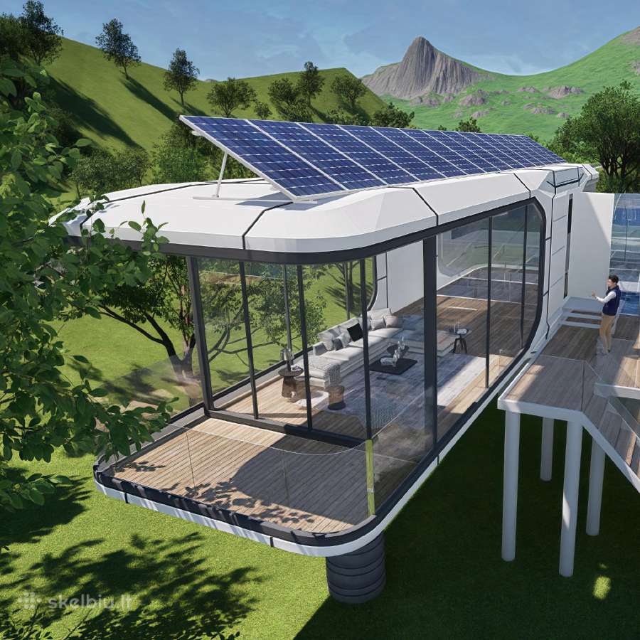 Modulinis namas, kapsulinis, ofisas, 38m² - nuotraukos Nr. 28
