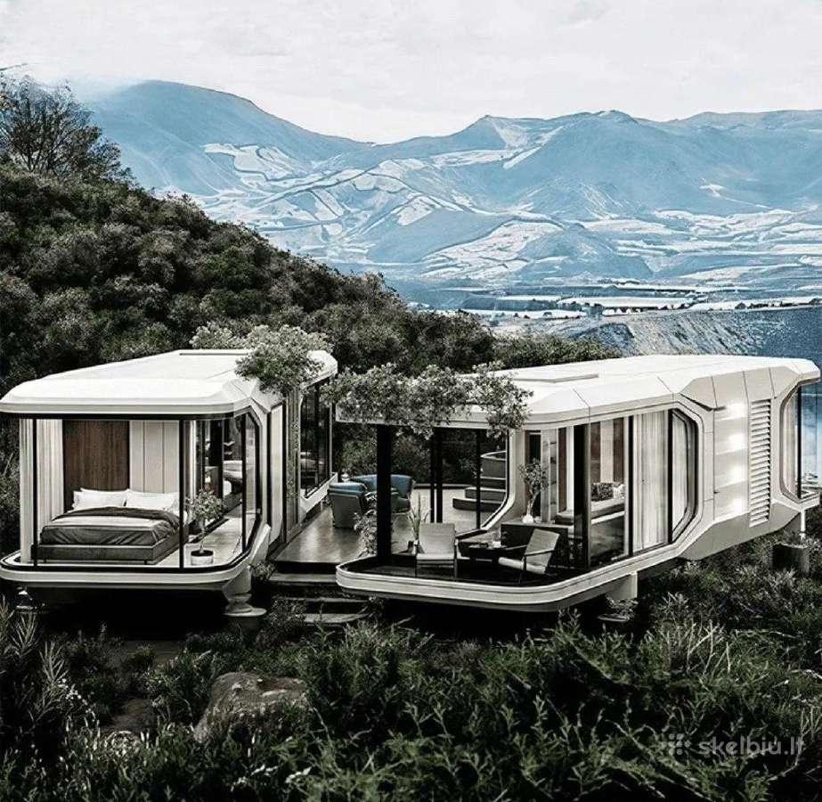 Modulinis namas, kapsulinis, ofisas, 38m² - nuotraukos Nr. 29