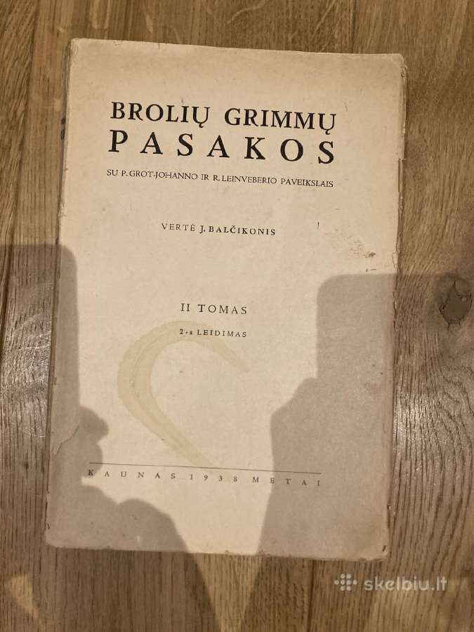 Brolių Grimų Pasakos 1938 m. II tomas