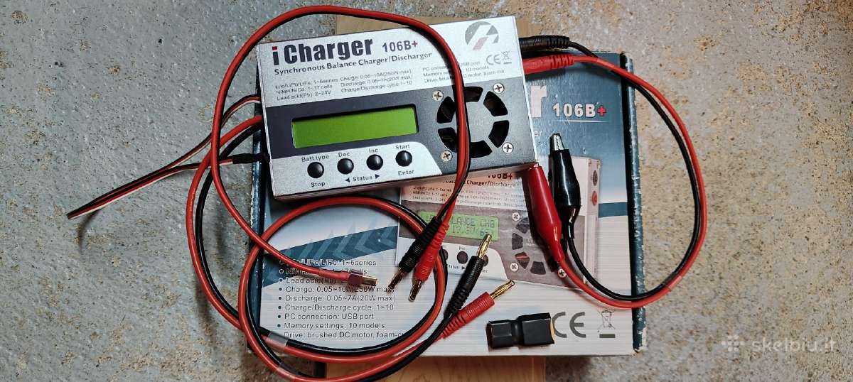 Icharger 106b+ bateriju ikroviklis