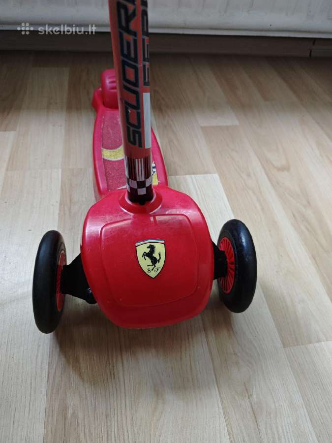 Ferrari balansinis paspirtukas pradedantiesiems