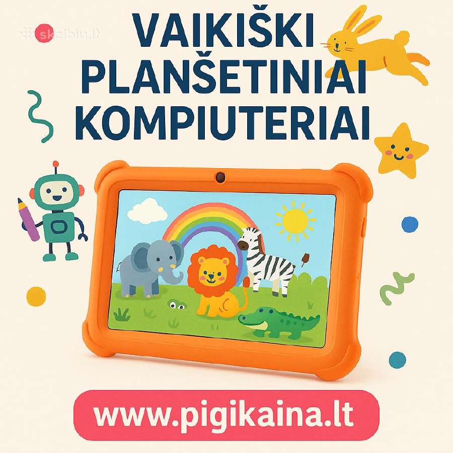 Įvairūs! Planšetinis kompiuteris vaikui Kids 10'