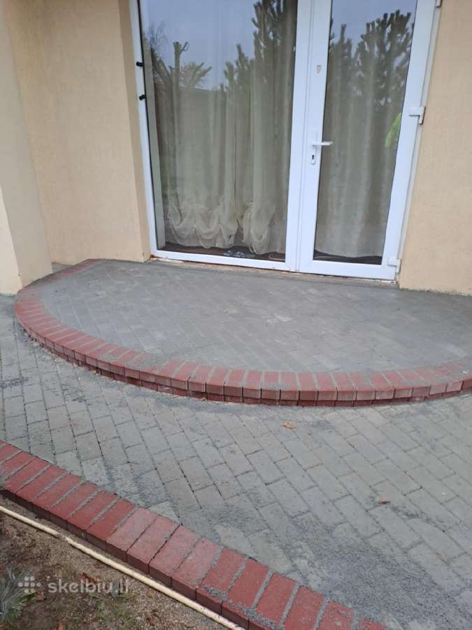 Trinkelių klojimas nuo pagrindų iki pilno kiemo - nuotraukos Nr. 38
