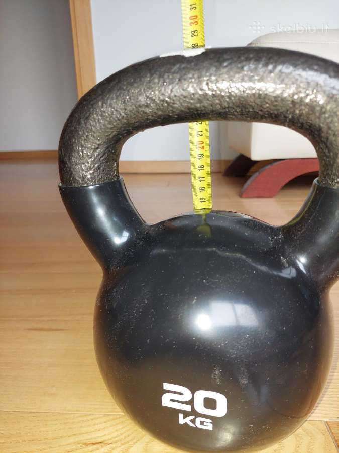 Gira guma dengtas metalinis svarstis 20 kg - nuotraukos Nr. 3