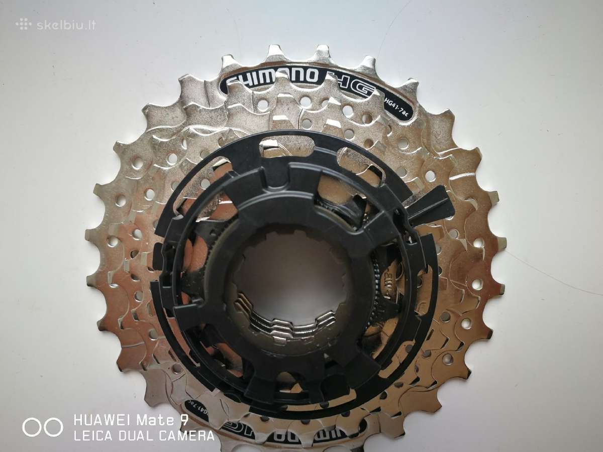 *Shimano Deore* priek.ir galine stebules,kasetes. - nuotraukos Nr. 7