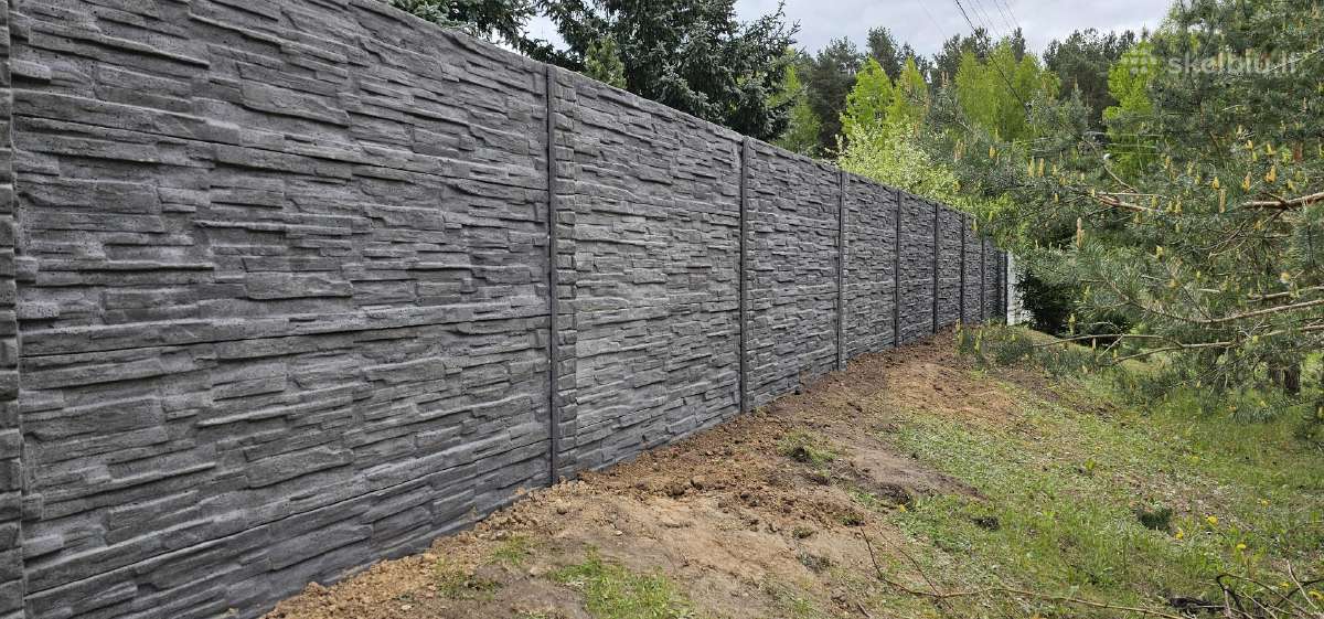 Tvoros betonines dvipuses ir vienpuses - nuotraukos Nr. 2
