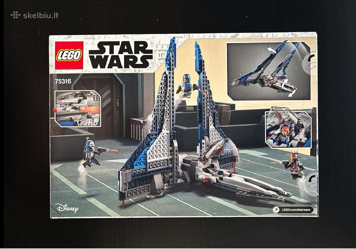 Lego Star Wars Mandalorian Starfighter 75316 Nauja - nuotraukos Nr. 2