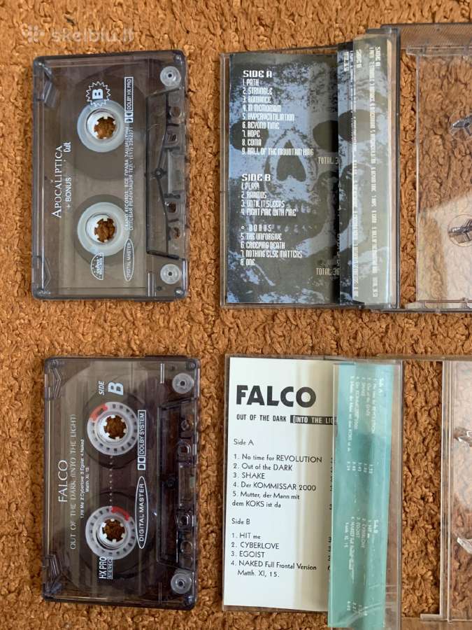 Falco, Apocalyptica audio kasetės - nuotraukos Nr. 2
