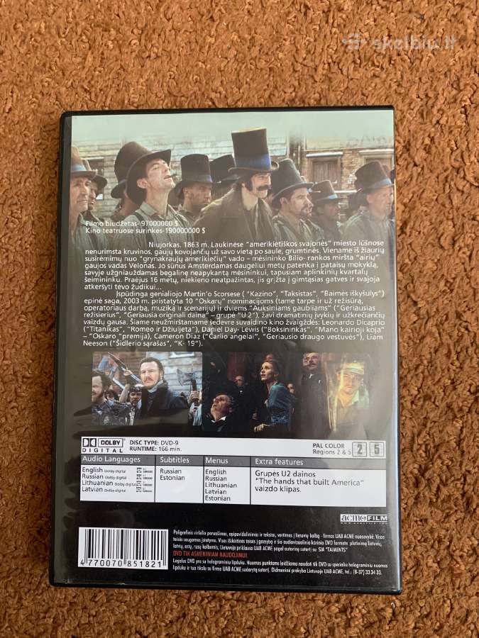 Niujorko gaujos Dvd diskas - nuotraukos Nr. 2