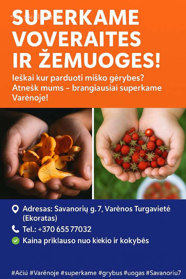 Superkame Grybus -Varėna
