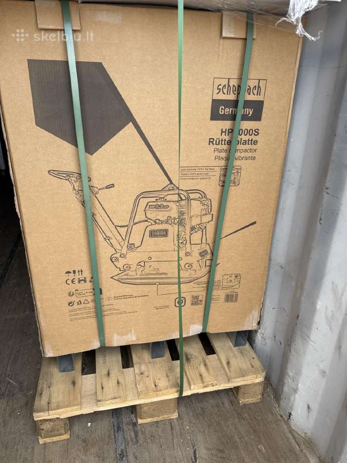 Reversinė vibroplokštė Scheppach Hp 3000s 160kg - nuotraukos Nr. 4