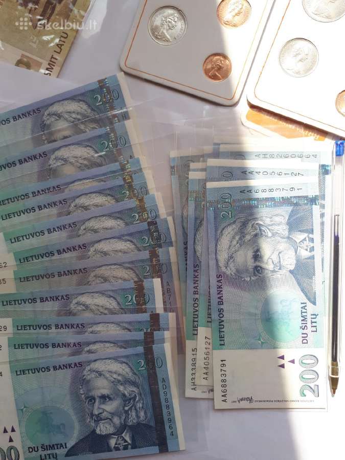 200 litu nauji unc - nuotraukos Nr. 2