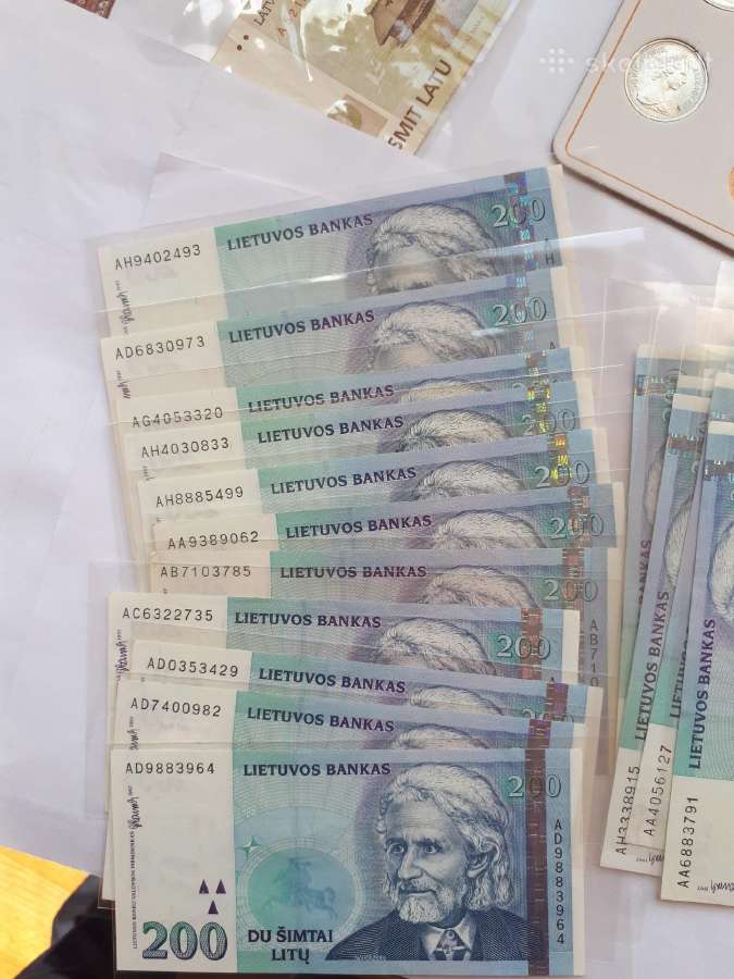 200 litu nauji unc - nuotraukos Nr. 3