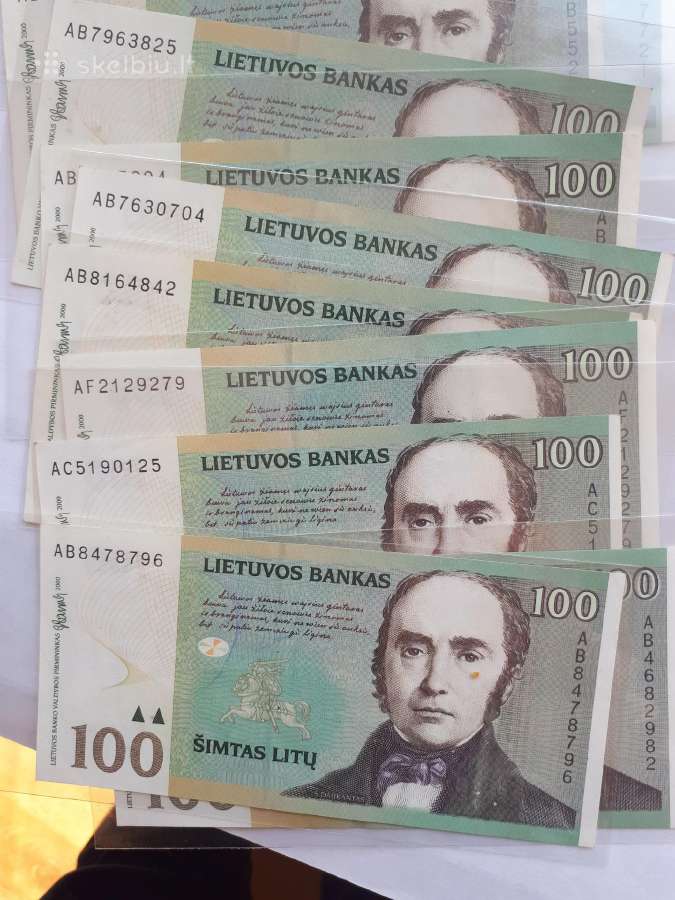 100 litu unc aunc grazus 2000m. - nuotraukos Nr. 6