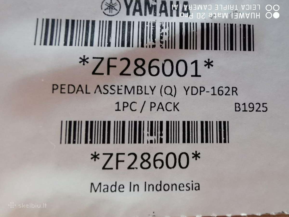 Parduodu klavinovos pedalus Yamaha Zf286001 - nuotraukos Nr. 4