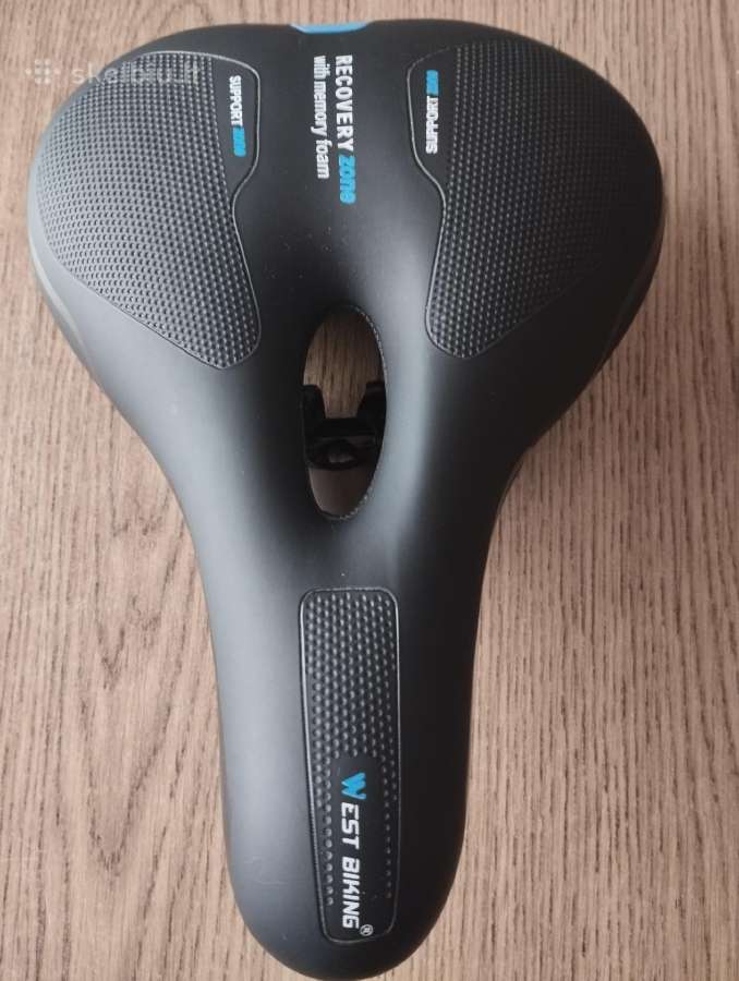 Dviračio sėdynė balnelis West Biking Memory Foam